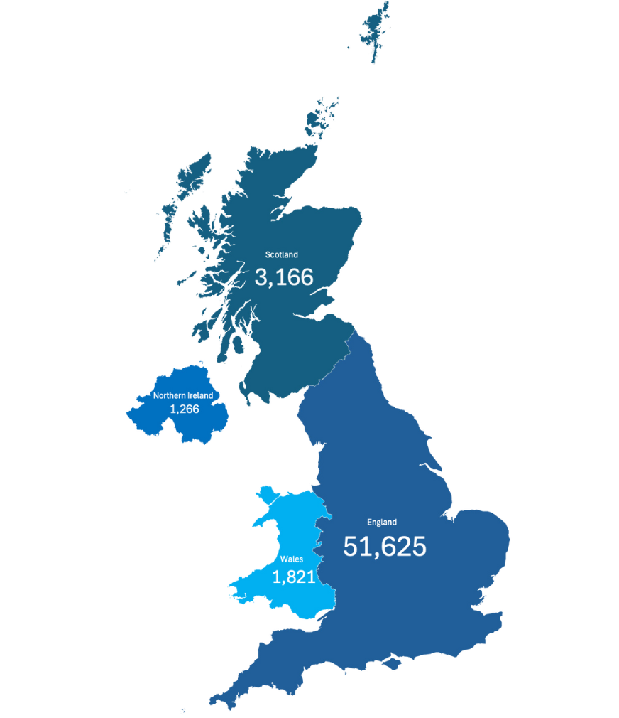 GP Surgery Location Database Map